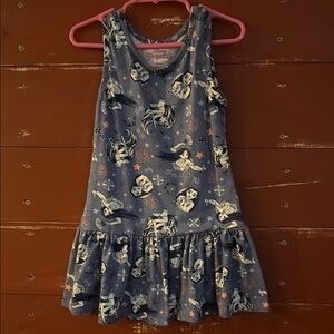 Disney Princess Blue Sleeveless Dress